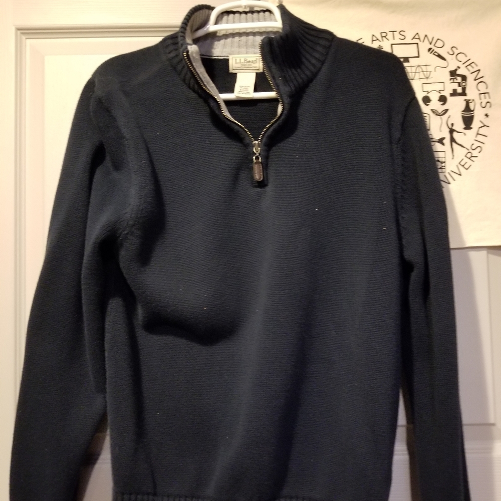 LL Bean Quarter-zip Pullover Sweater